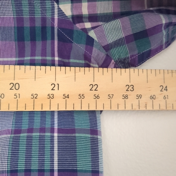 Banana Republic Mens Large Untucked Fit Button Up Corpcore Travel Casual Cotton - Picture 6 of 8